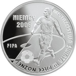 10 Złotych 2006 Mundial Niemcy 2006 Mennicza (UNC) Narodowy Bank Polski