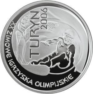 10 Złotych 2006 XX Zimowe Igrzyska Olimpijskie, Turyn 2006 - snowboard Mennicza (UNC) Narodowy Bank Polski