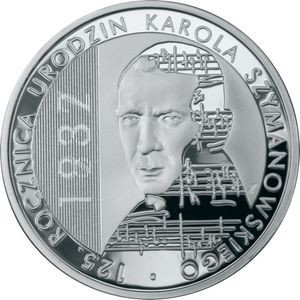 10 Złotych 2007 125. rocznica urodzin Karola Szymanowskiego Mennicza (UNC) Narodowy Bank Polski