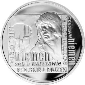 10 Złotych 2009 Historia polskiej muzyki rozrywkowej - Czesław Niemen Mennicza (UNC) Narodowy Bank Polski