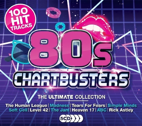 100 Hits 80s Chartbusters Shakin' Stevens, A Flock Of Seagulls, Goombay Dance Band, ABC, Astley Rick, OMD, Toy Dolls, Coldcut, Nena, Art Of Noise, The Human League, Stray Cats