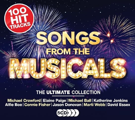 100 Hits Songs from The Musicals 5CD Brightman Sarah, Jenkins Katherine, Paige Elaine, Dickson Barbara, Andrews Julie, Ball Michael, Crawford Michael