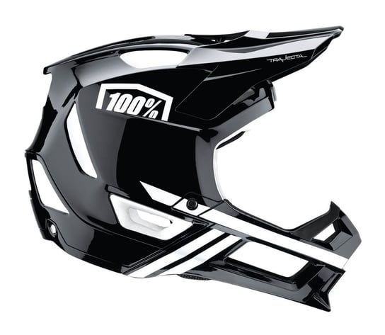 100% Kask rowerowy full face 100% TRAJECTA Helmet w Fidlock Black-White, STO-80003-00005 100%