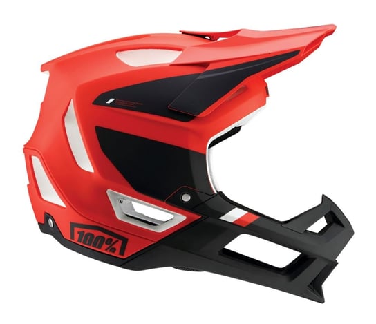 100% Kask rowerowy full face TRAJECTA Helmet w Fidlock Cargo Fluo Red, STO-80003-00009 100%