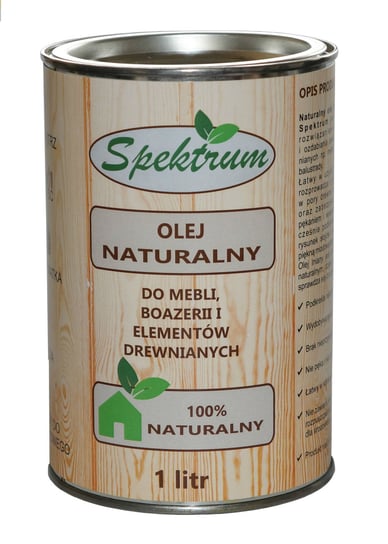 100% naturalny olej do drewna i mebli SPEKTRUM 1l Spektrum
