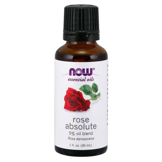 100% Olejek Różany Rose Absolute Oil Blend (30 ml) Now Foods
