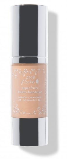 100% Pure, Super Fruits Healthy Foundation, podkład mocno kryjący Peach Bisque, SPF 20, 30 ml 100% Pure