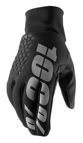 100%, Rękawiczki kolarskie, Hydromatic Bisker Gloves black, czarny, rozmiar L 100%