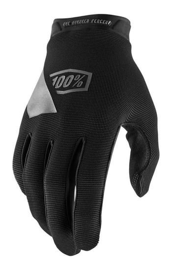 100%, Rękawiczki kolarskie, Ridecamp Glove black, czarny, rozmiar M 100%