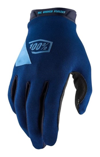 100%, Rękawiczki kolarskie, Ridecamp Glove navy, niebieski, rozmiar M 100%