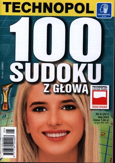 100 Sudoku z Głową Agencja Wydawnicza Technopol