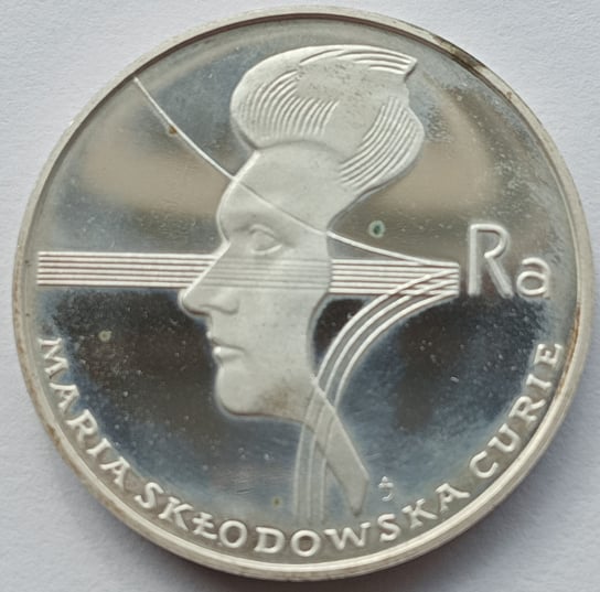 100 Złotych 1974 40. rocznica - Śmierć Marii Skłodowskiej-Curie Piękny (F) Narodowy Bank Polski