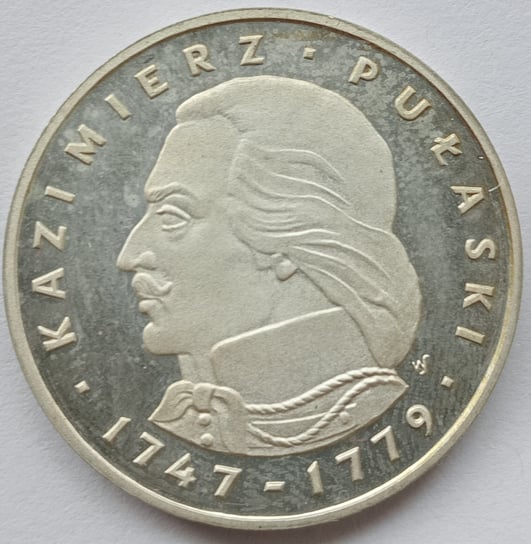 100 Złotych 1976 Kazimierz Pułaski Bardzo piękny (VF) Narodowy Bank Polski