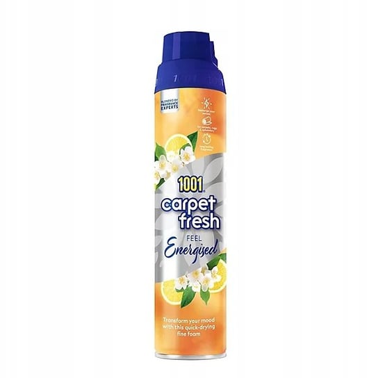 1001 Odświeżacz do dywanów CYTRYNA I BIAŁE KWIATY 300ml UK Carpet Fresh