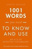 1001 Words You Need To Know and Use Manser Martin