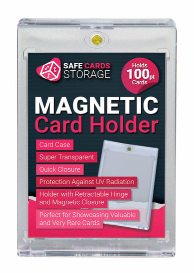 100Pt One Touch Magnetic Holder Na Karty Piłkarskie Mtg Tcg Ultra Uv Inna marka