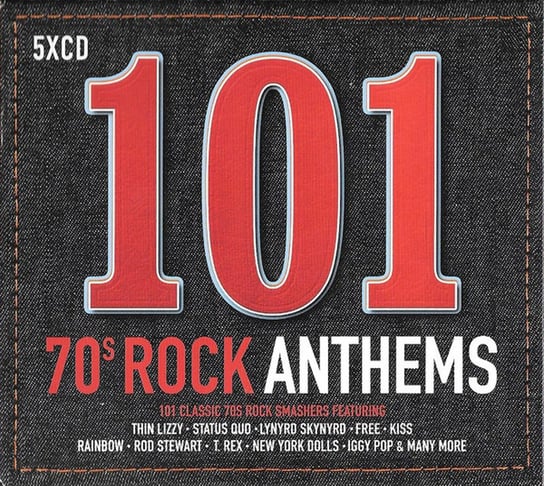 101 70's Rock Anthems Budgie, Grand Funk Railroad, The Allman Brothers Band, Wishbone Ash, Uriah Heep, Moore Gary, Status Quo, Thin Lizzy, Lynyrd Skynyrd
