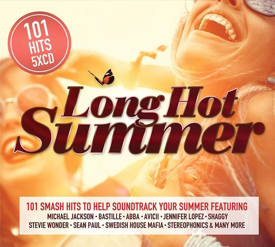 101 Hits Long Hot Summer 5CD Fonsi Luis, Abba, Lana Del Rey, Sean Paul, Lopez Jennifer, Stereophonics, Jackson Michael, Cliff Jimmy, Status Quo, Benson George