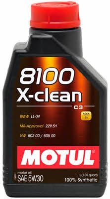 102785 Olej silnikowy Motul 8100 X-Clean 5W-30, ACEA 1 L MOTUL