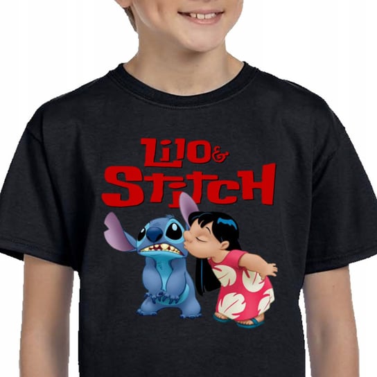 104 Koszulka Dziecięca Lilo I Stitch Bajka 3201 Cz Inna marka