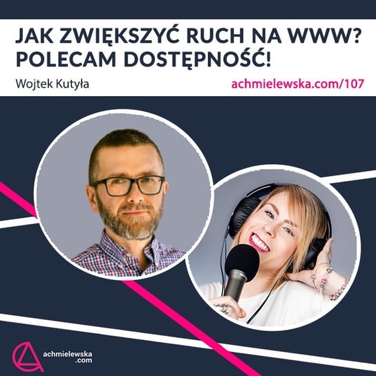 #107 Zwiększenie ruchu na www – polecam dostępność – Wojtek Kutyła - Firma on-line - podcast Chmielewska Agata