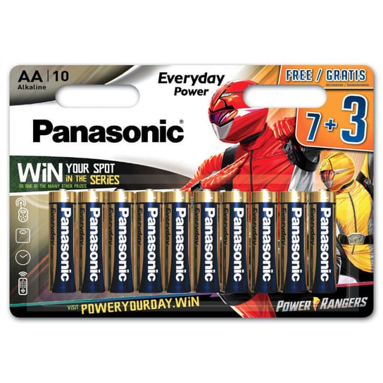 10x Baterie Alkaliczne LR6 AA 1,5V Panasonic Panasonic