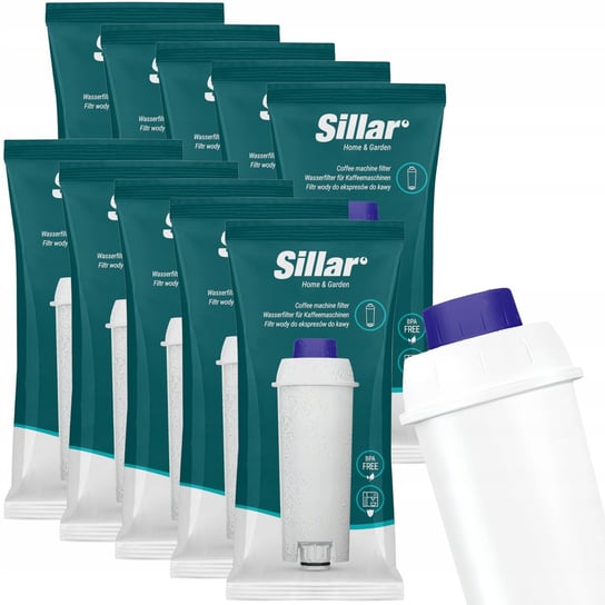 10x filtr wody do ekspresu Delonghi zamiennik - wkład filtrujący Sillar Sillar