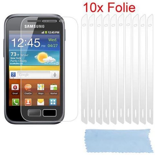 10x Folia ochronna ekran do Samsung Galaxy ACE 2 w WYSOKO PRZEZROCZYSTY Cadorabo Cadorabo