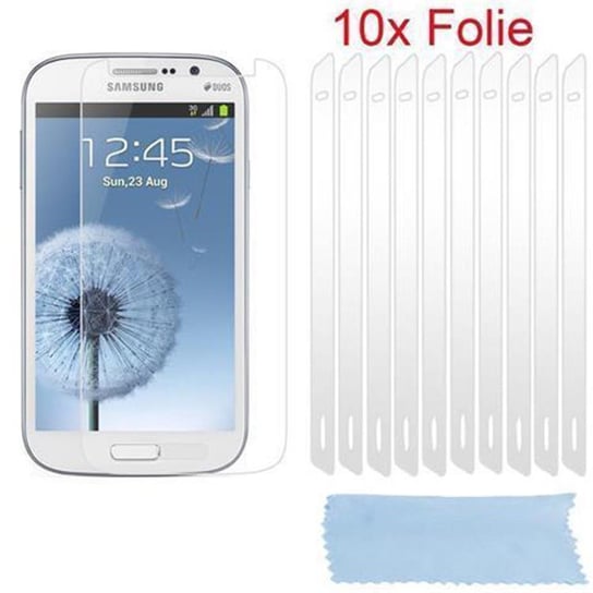 10x Folia ochronna ekran do Samsung Galaxy S DUOS w WYSOKO PRZEZROCZYSTY Cadorabo Cadorabo