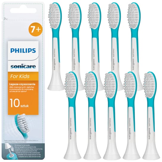 10x Końcówka do szczoteczki sonicznej Philips Sonicare HX6042 Kids 7+ Philips Sonicare