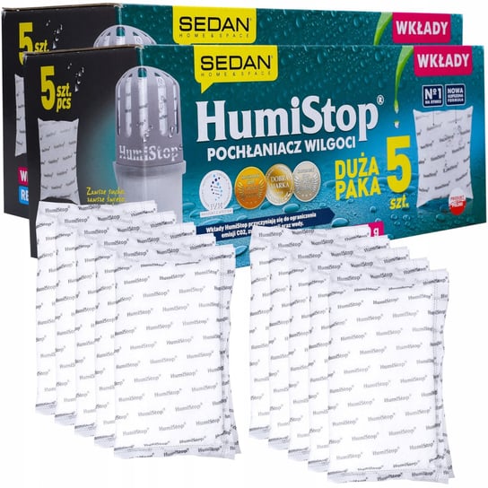 10X Sedan Humistop Oryginalny Wkład Do Pochłaniacza Wilgoci 280G Sedan Home&Space