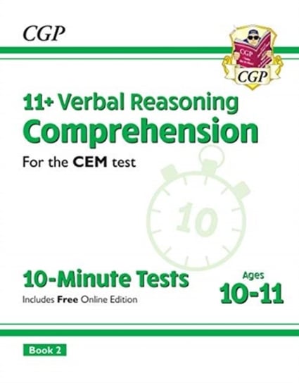 11+ CEM 10-Minute Tests: Comprehension - Ages 10-11 Book 2 (with Online Edition) Opracowanie zbiorowe