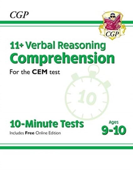 11+ CEM 10-Minute Tests: Comprehension - Ages 9-10 (with Online Edition) Opracowanie zbiorowe