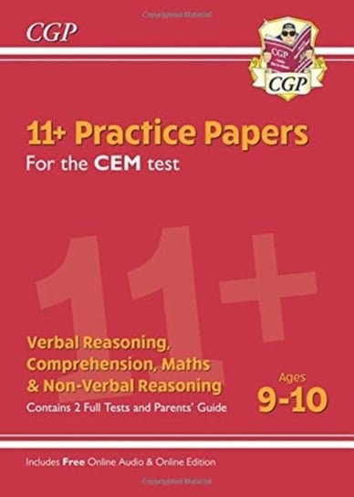 11+ CEM Practice Papers - Ages 9-10 (with Parents Guide & Online Edition) Opracowanie zbiorowe