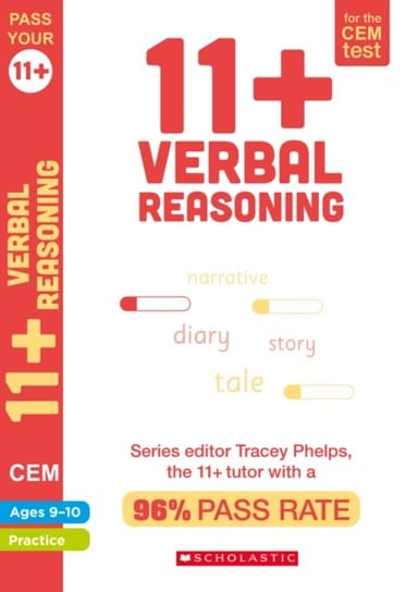 11+ Verbal Reasoning Practice and Assessment for the CEM Test Ages 09-10 Tracey Phelps