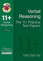 11+ Verbal Reasoning Practice Papers: Standard Answers (for GL & Other Test Providers) Cgp Books