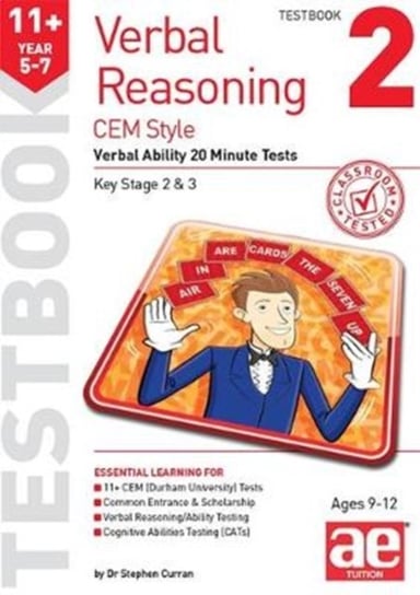 11+ Verbal Reasoning Year 5-7 CEM Style Testbook 2: Verbal Ability 20 Minute Tests Stephen C. Curran, Katrina MacKay