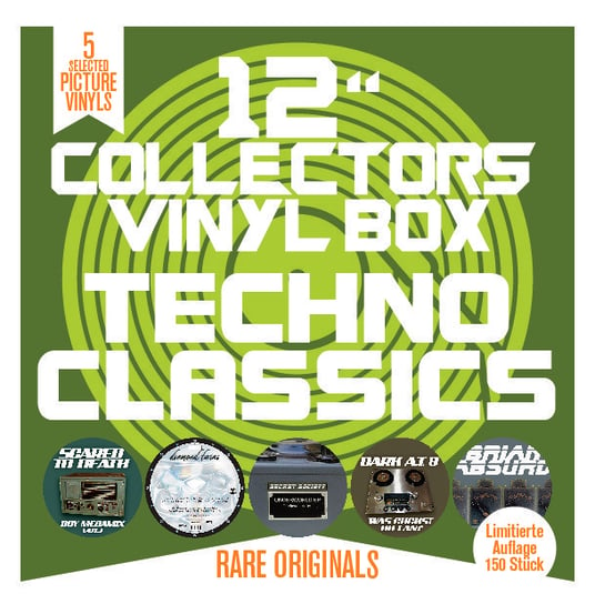 12" Collectors Vinyl Box: Techno Classics (5 Picture Vinyls), płyta winylowa Various Artists