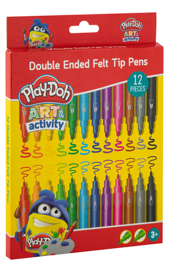 12 Dwustronnych Pisaków Play-Doh Grafix