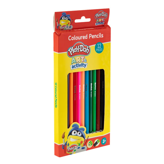 12 Kolorowych Kredek Play-Doh Grafix