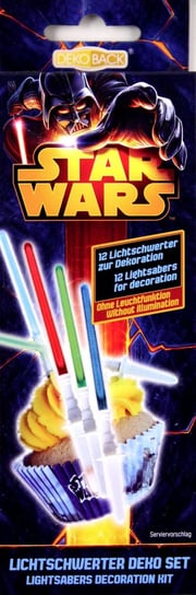 12 mieczy świetlnych na muffiny. Gwiezdne Wojny (Star Wars) Disney