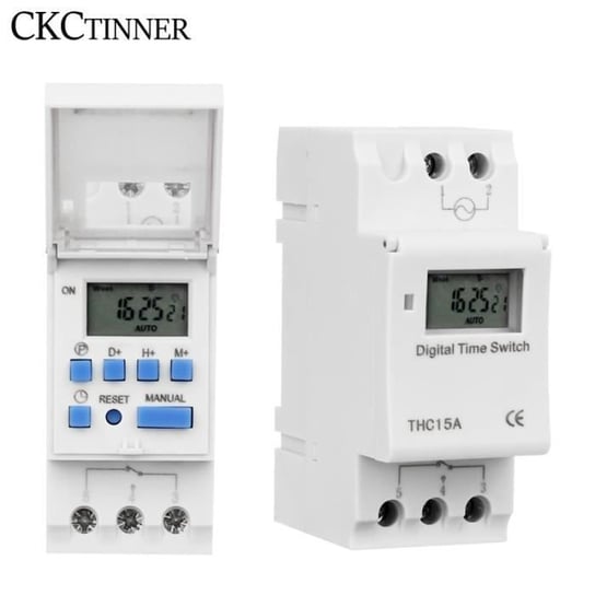 12V - THC15A LCD Cyfrowy programowalny sterownik czasowy z przekaźnikiem czasowym Inna producent