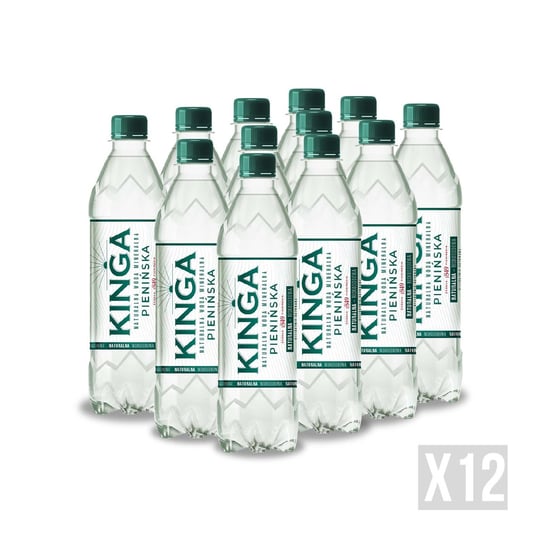 12x Kinga Pienińska woda mineralna naturalna 0,5 l Kinga Pienińska