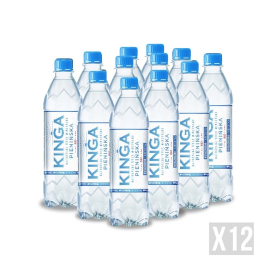 12x Kinga Pienińska woda mineralna niegazowana 0,5 l Kinga Pienińska