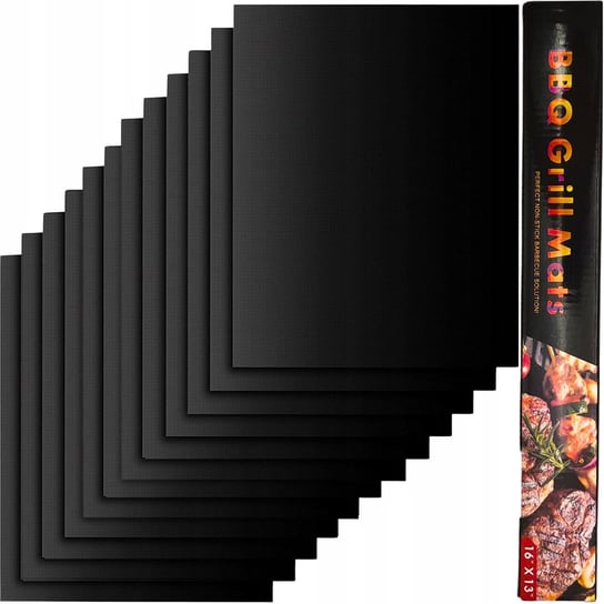 12x MATA DO GRILLA DO PIECZENIA TEFLONOWA TACKA NA GRILL GRILLOWANIE ZESTAW Memflow
