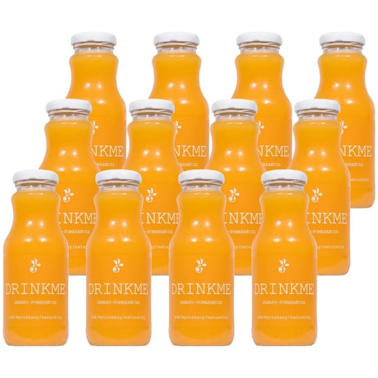 12x Naturalny sok wyciskany NFC jabłko pomarańcza DRINKME Inna marka