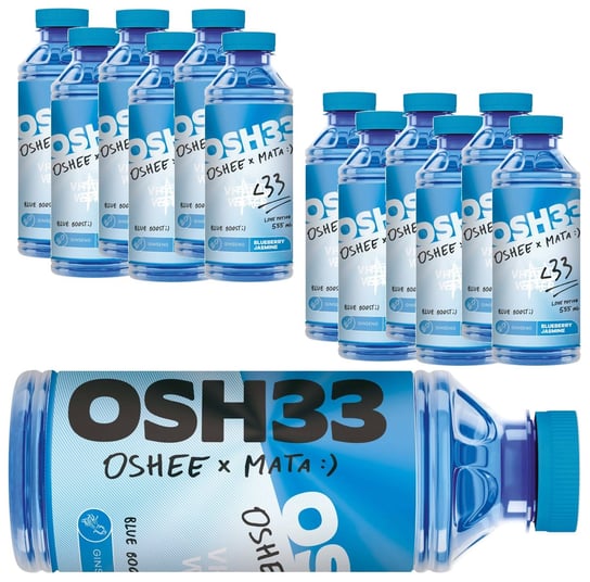 12x OSH33 x MATA Love Potion Blue Boost jagoda jaśmin 555 ml Oshee