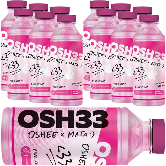 12x OSH33 x MATA Love Potion Pink Kiss :* róża miód 555 ml Oshee