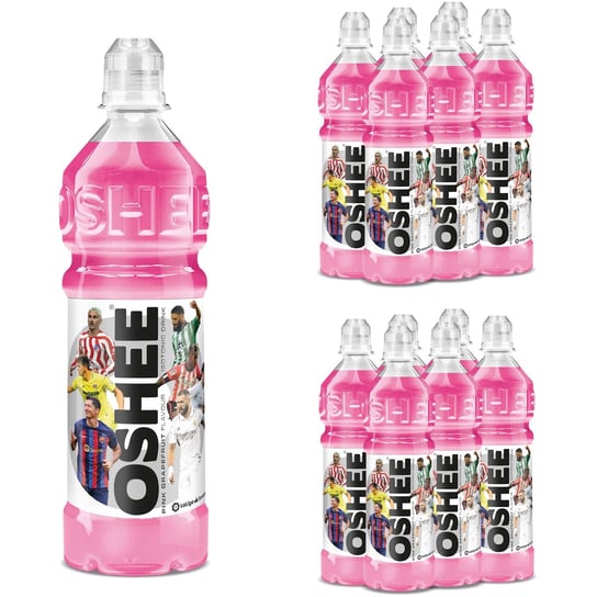 12x OSHEE Isotonic Drink różowy grejpfrut 750 ml Oshee