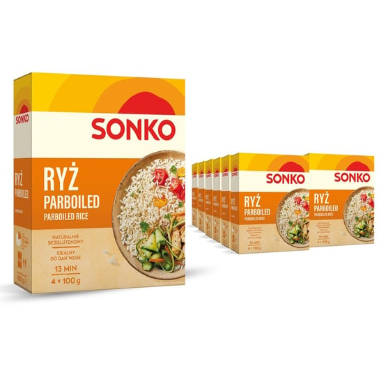 12x SONKO Ryż parboiled 4x100g Sonko